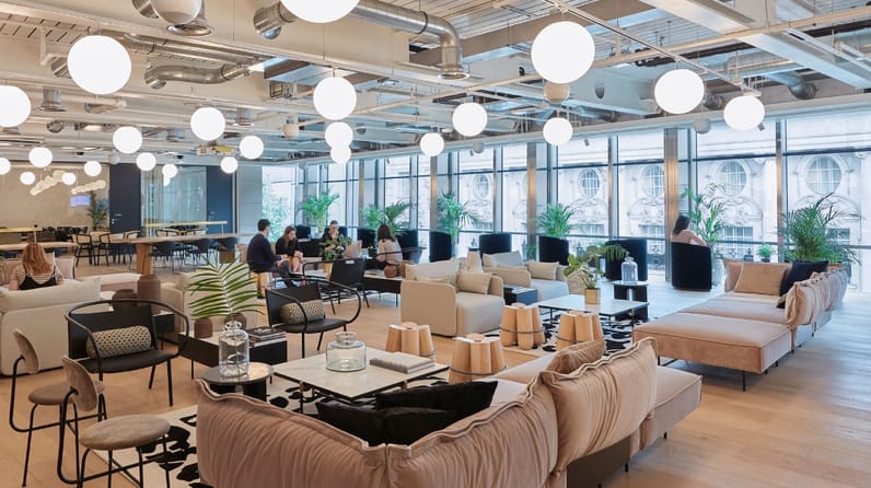 90 High Holborn Lounge Area